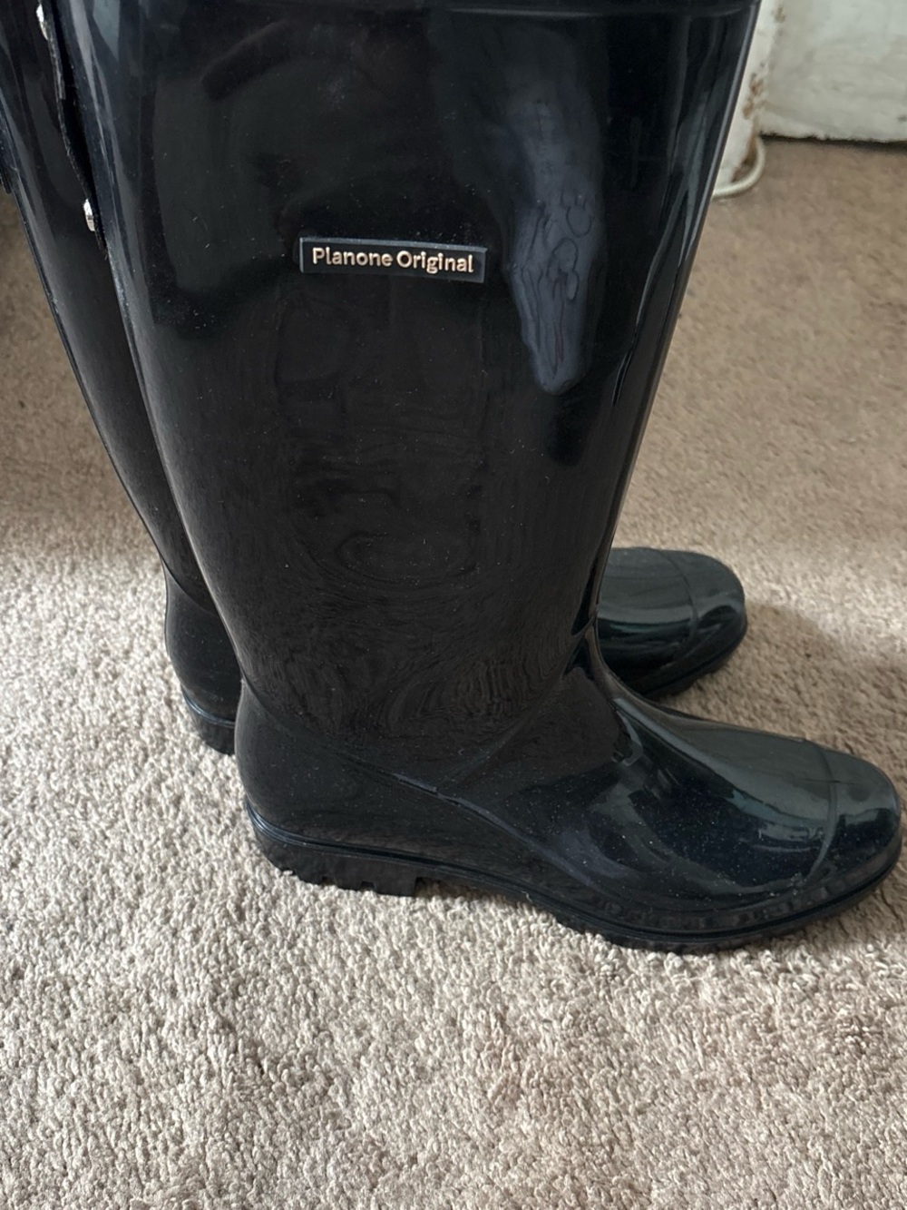 Women's Black Rain Boots